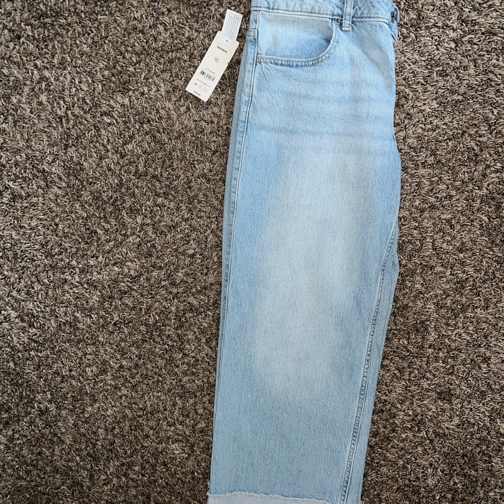 Weekday Light Blue Straight-Leg Women's Jeans - Picture 6 of 8